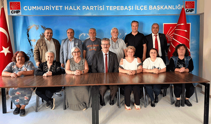 CHP Tepebaşı'nda görev dağılımı yapıldı