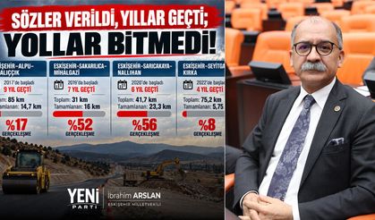 Milletvekili Arslan: "Eskişehir hala aynı yolları bekliyor"