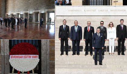 Sivrihisar Eğitim Vakfı 35. yılına Anıtkabir’de başladı