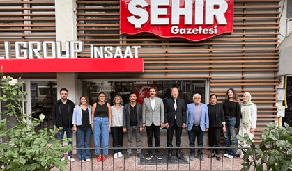 Yalaz'dan Şehir Gazetesi'ne ziyaret