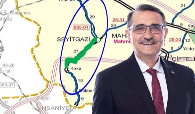 Dönmez bu haritayla duyurdu: Ölüm yolu yapılıyor