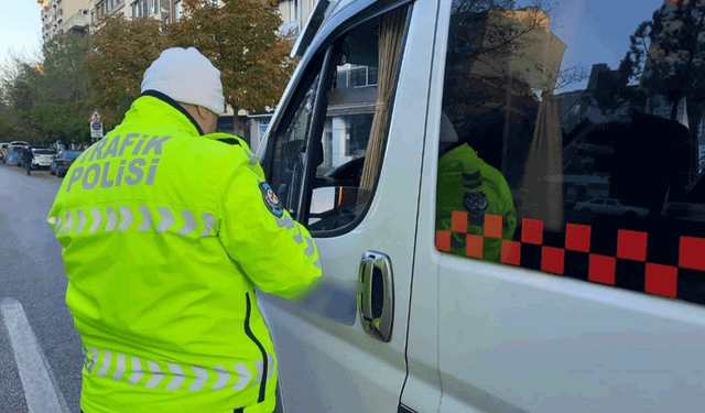 Eskişehir’de okul servislerine ceza yağdı