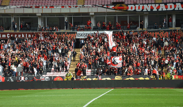 Eskişehirspor'un maçına büyük ilgi