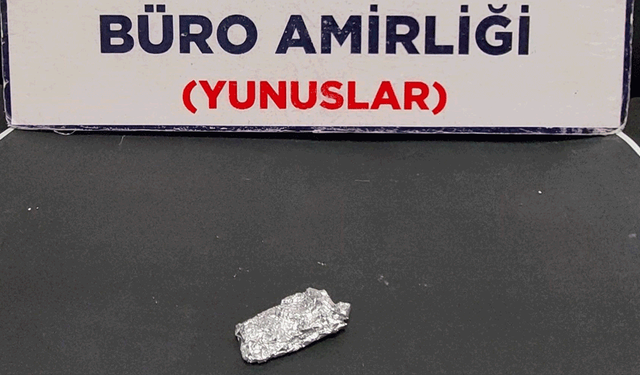 Kütahya'da üst aramasında uyuşturucu bulundu