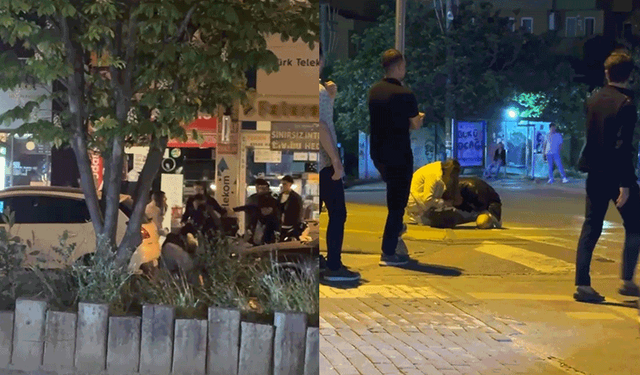 Bursa'da kız meselesi kavgası: Tekmeler yumruklar havada uçuştu