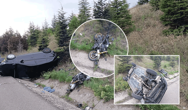Eskişehir yolunda kaza! Metrelerce savrulan sürücü hayatını kaybetti