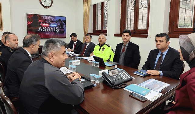 Afyon'da asayiş toplantısı gerçekleştirildi