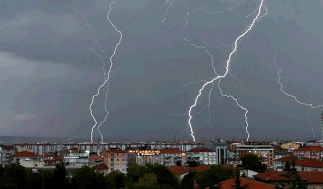 Meteoroloji’den Eskişehir’e uyarı: Yıldırım ve dolu yağışı geliyor