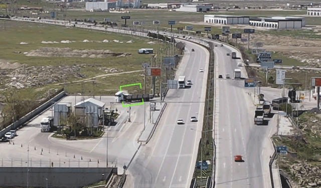 Afyon'da havadan denetim! 233 araca ceza kesildi
