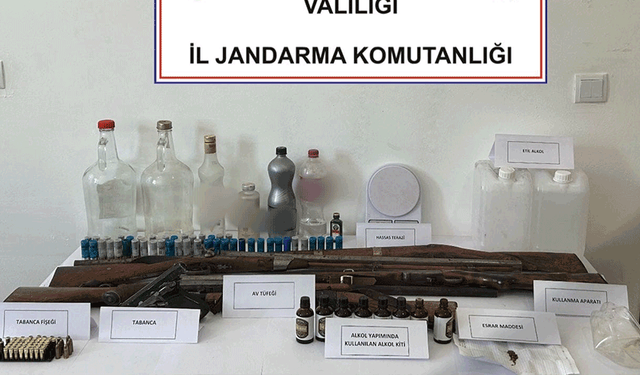 Afyon'da sahte içki operasyonu: 1 gözaltı
