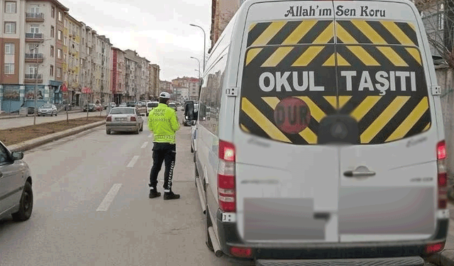 Eskişehir’de servisler mercek altında: 4 araç kusurlu çıktı