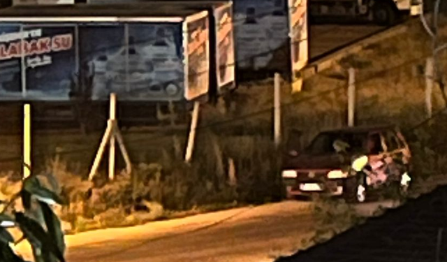 Eskişehir’de virajı alamayan araç yoldan çıktı