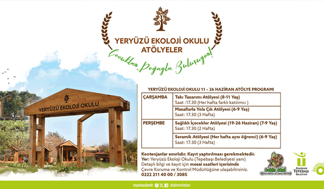 Tepebaşı Belediyesi’nde Haziran ayı atölyeleri başlıyor