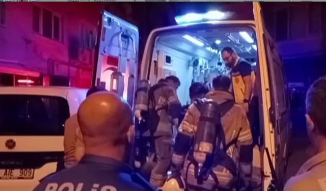 Bursa'da gece yarısı mahalleyi ayağa kaldıran yangın