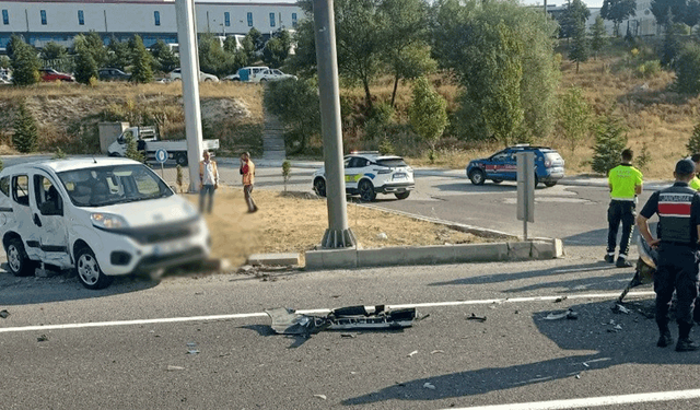 Kütahya'da trafik kazası: 4 yaralı