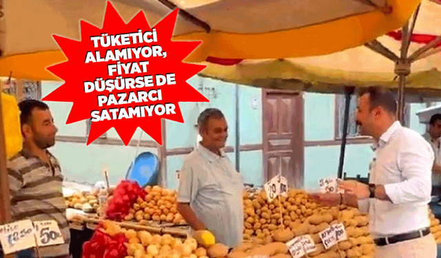 Pazar alışverişi lüks oldu
