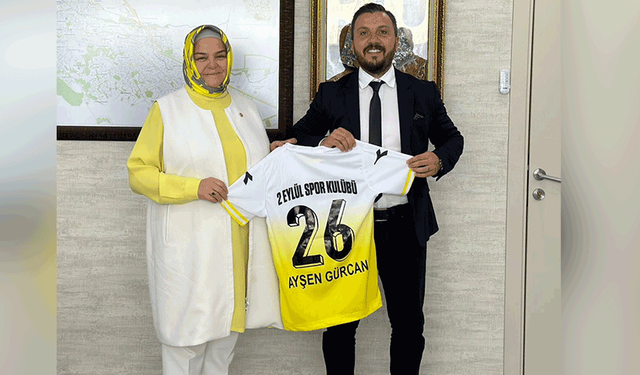 2 Eylül Spor kulübü’nden Prof. Dr. Ayşen Gürcan’a ziyaret