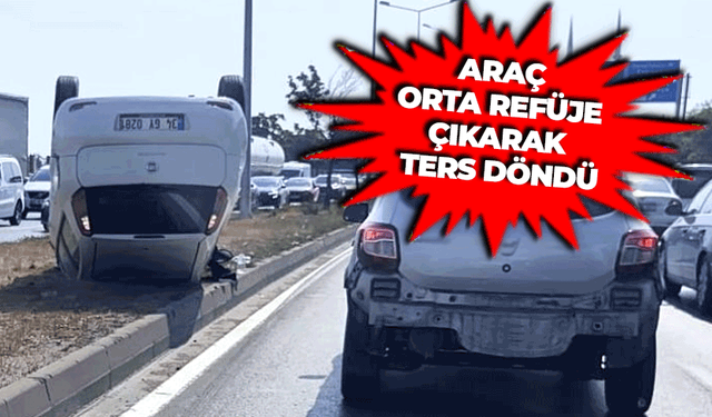 Eskişehir çevreyolunda yine kaza