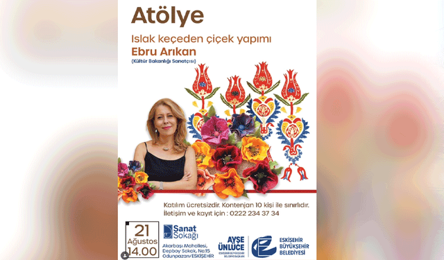Eskişehir’de geleneksel sanat atölyeleri sürüyor