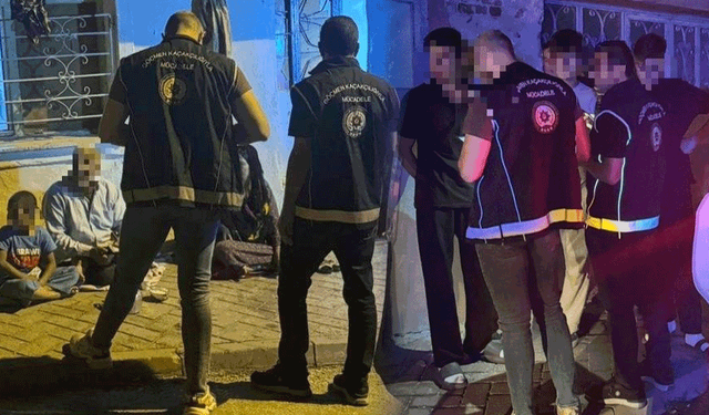 Eskişehir’de polis ekiplerinden iki mahallede sıkı denetim
