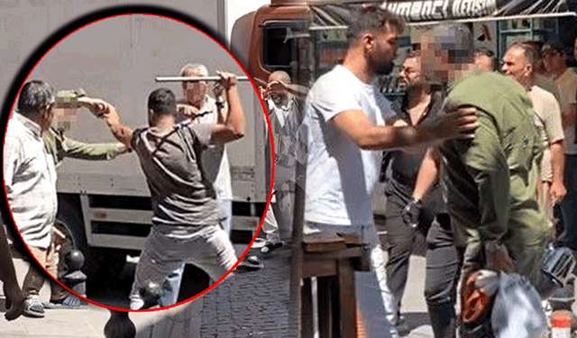 Eskişehir’de sopalı yumruklu yol kapatma kavgası