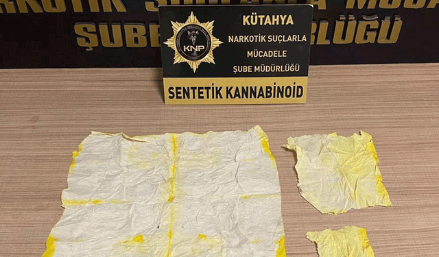 Kütahya'da yasaklı madde operasyonu