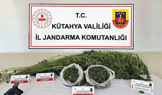 Kütahya'da yasaklı madde operasyonu