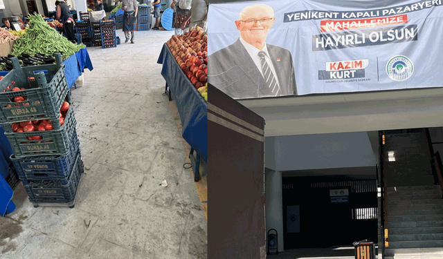 Yenikent kapalı pazarı hizmete açıldı: Esnaftan ilk tepkiler