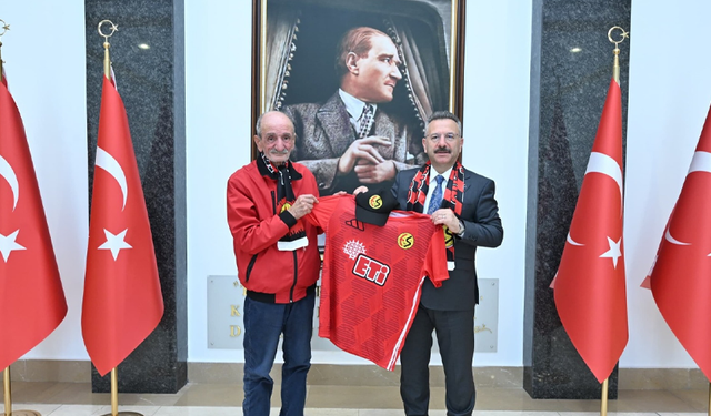 Eski amigo Hasan Gül’den Vali Hüseyin Aksoy’a ziyaret