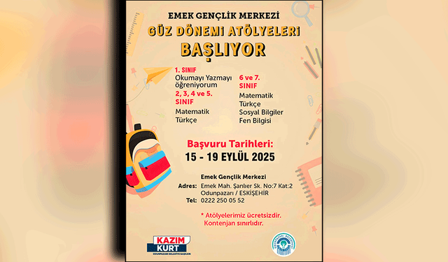 Odunpazarı Belediyesi’nden eğitime destek