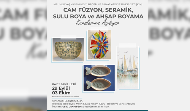 Tepebaşı’nda yeni dönem kurs kayıtları başladı