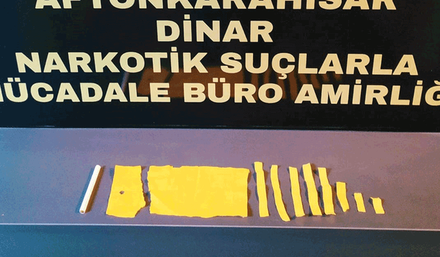 Afyon'da yolcu otobüsünde uyuşturucu operasyonu: 1 tutuklama