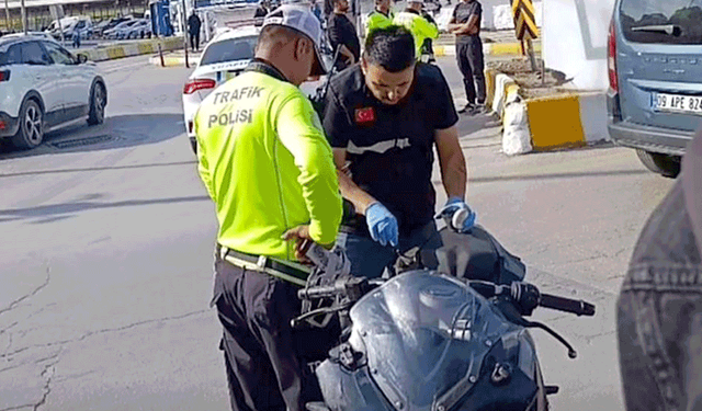 Aydın'da çalıntı motosikletle kaza yapan şüpheli yakalandı