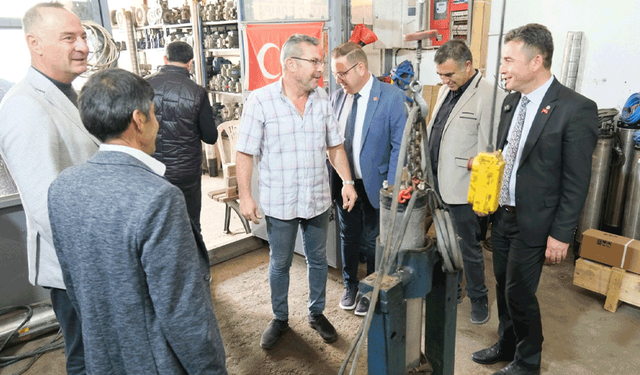 Başkan Dökmeci’den sanayi esnafına ziyaret