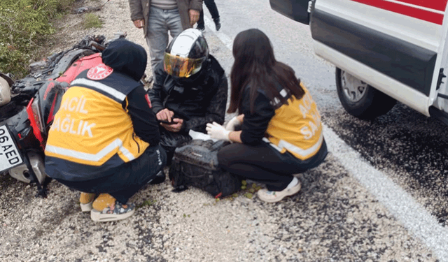 Bilecik’te motosiklet kazası: Sürücü hafif yaralandı