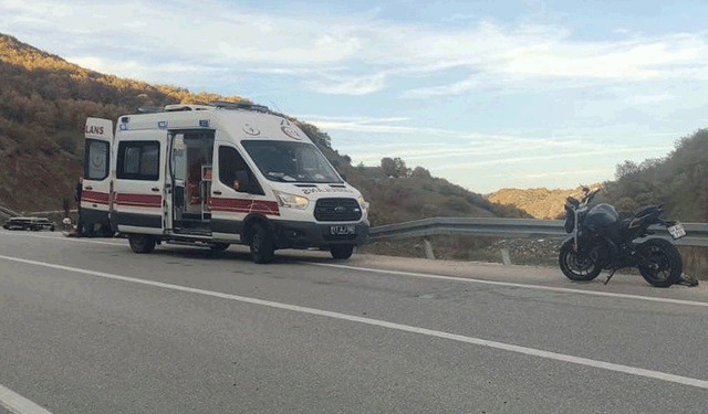Bilecik’te motosiklet kazası: Sürücü yaralandı