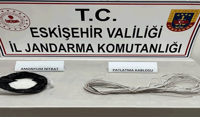 Eskişehir'de kaçak kazı operasyonu: Patlayıcı madde ile yakalandılar
