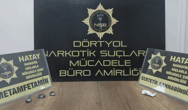 Hatay'da yasaklı madde satıcısı şuçüstü yakalandı