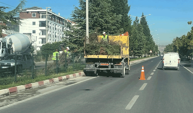 Kütahya Tavşanlı Çevre Yolu, yapılan bakım ile güzelleşti