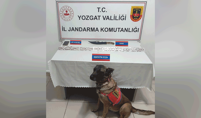 Yozgat'ta bir şahsın üzerinden yasaklı madde çıktı