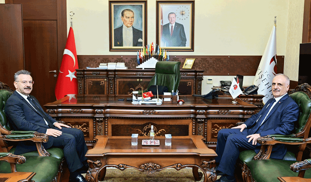 Bakan Yardımcısı Osman Çelik’ten Eskişehir Valisi Hüseyin Aksoy’a ziyaret