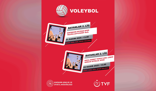 Bayanlar 2. Lig Voleybol Müsabakaları bugün başlıyor