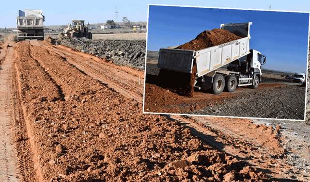 Beylikova’da arazi yollarında iyileştirme çalışmaları sürüyor