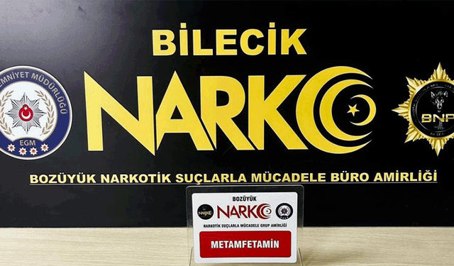 Bilecik'te yasaklı madde operasyonu