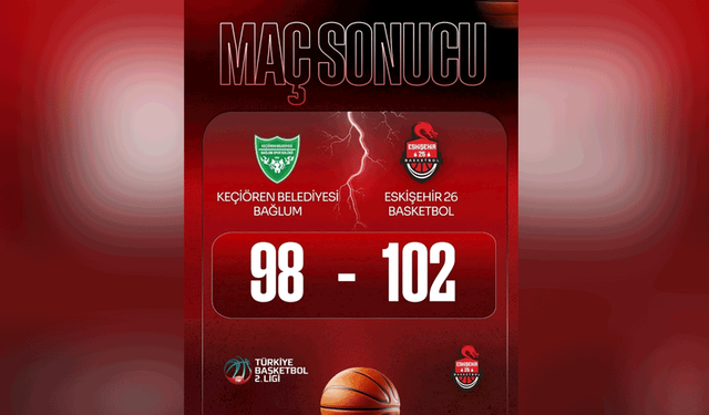 Eskişehir 26 Basketbol, Keçiören deplasmanında güldü