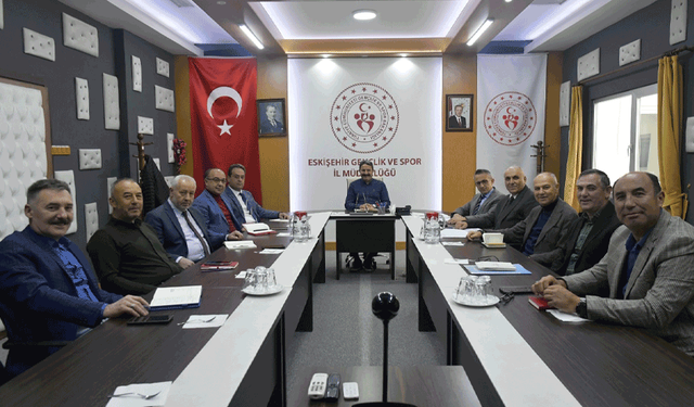 Eskişehir Gençlik ve Spor’da haftalık değerlendirme toplantısı