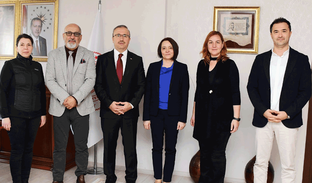 Prof. Dr. Diken’den İl Milli Eğitim Müdürü Aydın’a ziyaret