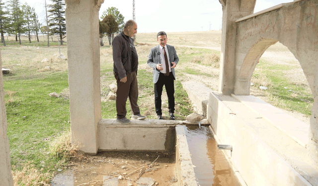 Sivrihisar’da hayvan sulama çeşmesi yeniden hizmete açıldı