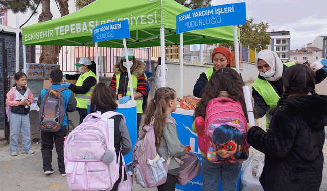 Tepebaşı’nda 8 bini aşkın çocuk beslenme desteğinden faydalandı