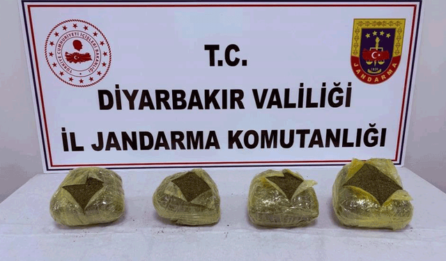 Diyarbakır'da yasaklı madde operasyonu